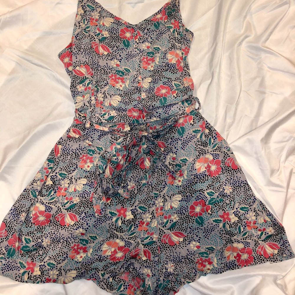 Floral Summer Romper Jumpsuit